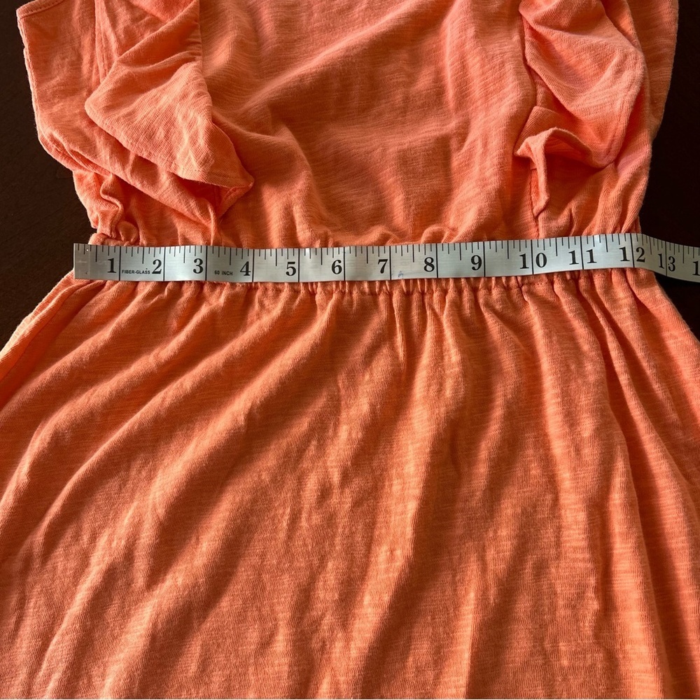 Loft | Flutter Sleeve Ruffle Hem Midi Dress - Picture 9 of 12